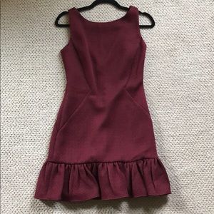 Rachel Zoe drop waist ruffle dress, 0